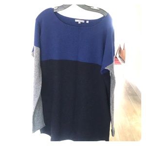 Vince Colorblock Sweater Wool Cashmere